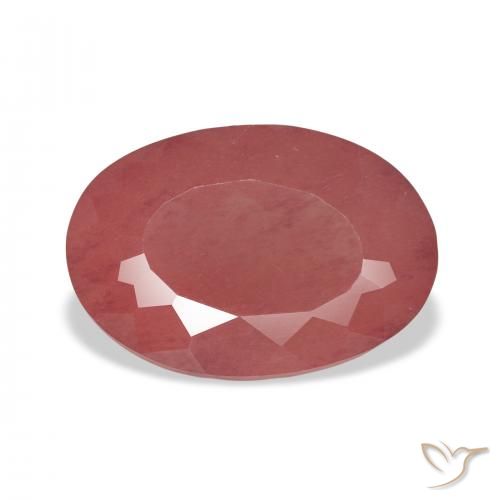 9,17 ctw natürlicher Mittelrot Andesin-Labradorit, Oval, Transparent