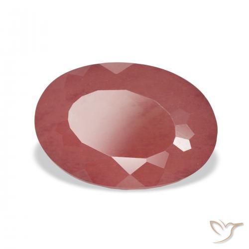 9,17 ctw natürlicher Mittelrot Andesin-Labradorit, Oval, Transparent