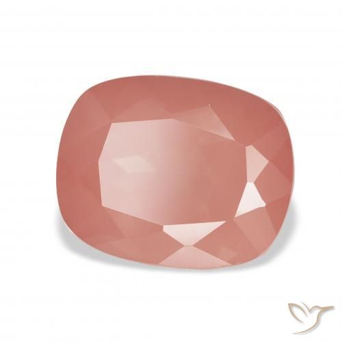 9,17 ctw natürlicher Mittelrot Andesin-Labradorit, Kissen, Transparent