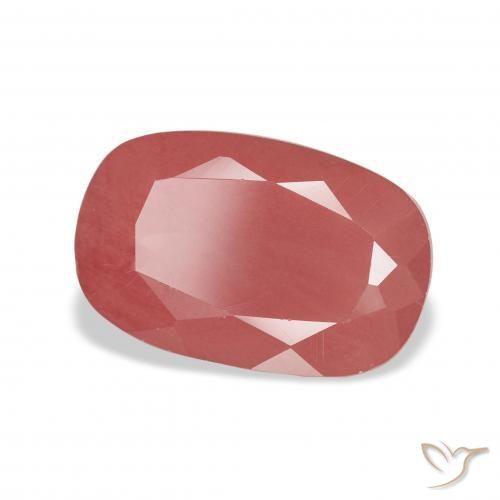 9,17 ctw natürlicher Blasses rötliches Orange Andesin-Labradorit, Kissen, Transparent