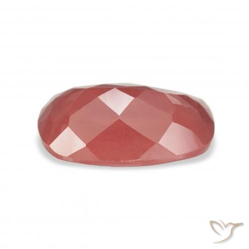 9,17 ctw natürlicher Blasses rötliches Orange Andesin-Labradorit, Kissen, Transparent