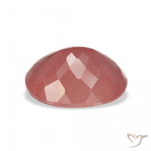 9,17 ctw natürlicher Blush Rot Andesin-Labradorit, Oval, Transparent