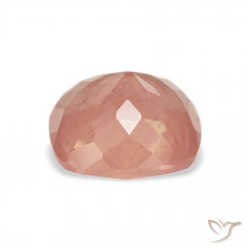 9,17 ctw natürlicher Mittelrot Andesin-Labradorit, Kissen, Transparent