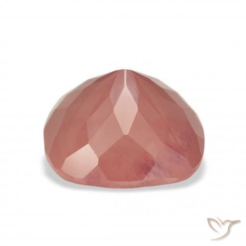 9,17 ctw natürlicher Blasses rötliches Orange Andesin-Labradorit, Kissen, Transparent