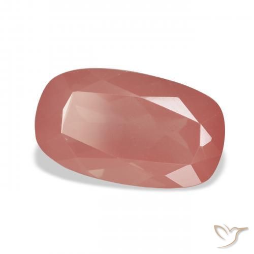 9,17 ctw natürlicher Mittelrot Andesin-Labradorit, Kissen, Transparent