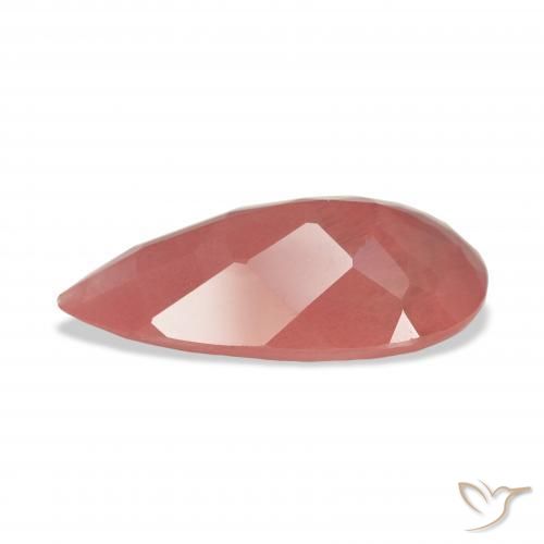 9,17 ctw natürlicher Mittelrot Andesin-Labradorit, Birnenform, Transparent