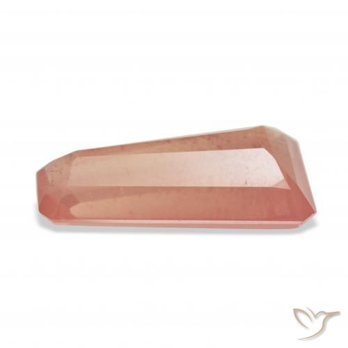 9,17 ctw natürlicher rötlich-orange Andesin-Labradorit, Fantasie, Transparent