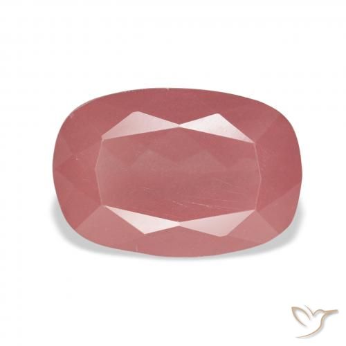 6.03ct Natürlicher Mittelrosa Andesin-Labradorit, Kissen, Lichtdurchlässig