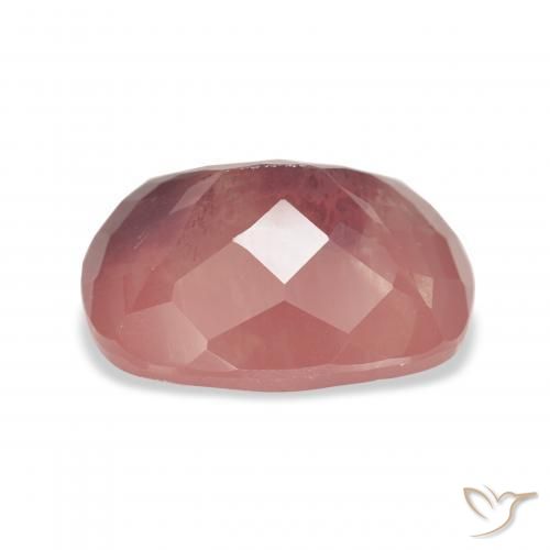 9,17 ctw natürlicher Blasses rötliches Orange Andesin-Labradorit, Kissen, Transparent