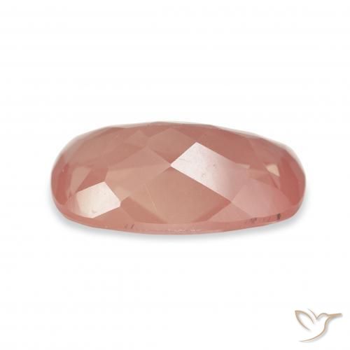 9,17 ctw natürlicher Himbeerrosa Andesin-Labradorit, Kissen, Transparent