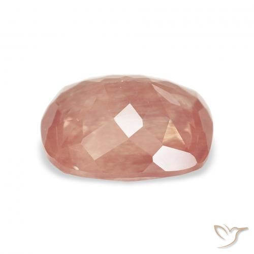 9,17 ctw natürlicher Mittelrot Andesin-Labradorit, Kissen, Transparent