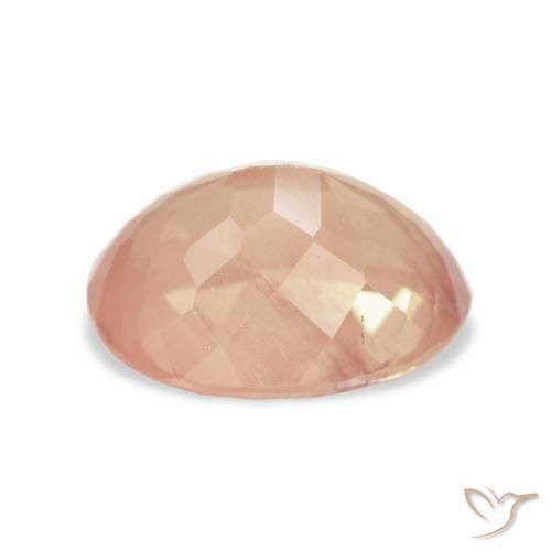 9,17 ctw natürlicher Mittelrosa Andesin-Labradorit, Oval, Transparent