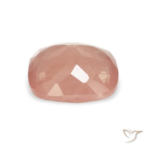 9,17 ctw natürlicher hellrosa Andesin-Labradorit, Kissen, Transparent