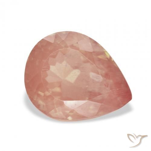 9,17 ctw natürlicher Mittelrot Andesin-Labradorit, Birnenform, Transparent