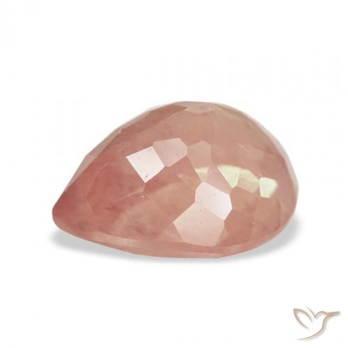 9,17 ctw natürlicher Mittelrot Andesin-Labradorit, Birnenform, Transparent