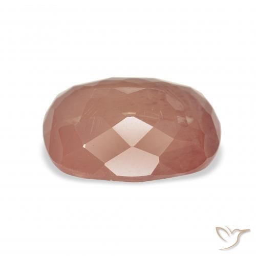 9,17 ctw natürlicher Mittelrot Andesin-Labradorit, Kissen, Transparent
