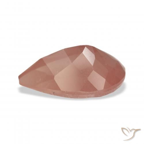 9,17 ctw natürlicher Mittelrot Andesin-Labradorit, Birnenform, Transparent