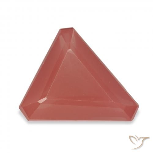 5.86ct Mittelrot Andesin-Labradorit, Fantasie, Lichtdurchlässig
