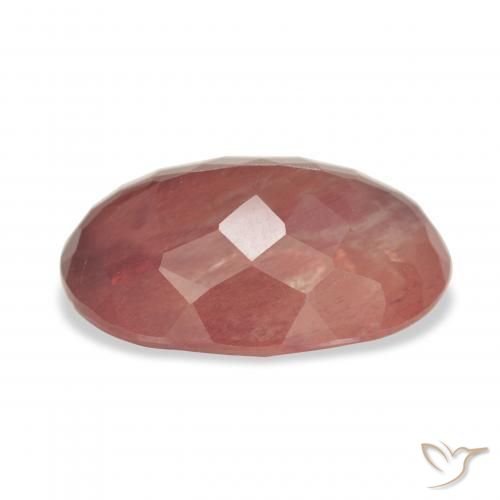 9,17 ctw natürlicher Blutrot Andesin-Labradorit, Oval, Transparent