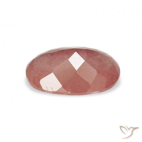 9,17 ctw natürlicher Mittelrosa Andesin-Labradorit, Oval, Transparent
