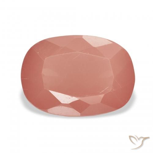 3.04ct Tiefes Rouge-Rot Andesin-Labradorit, Kissen, Lichtdurchlässig