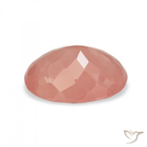 9,17 ctw natürlicher Pale Red Orange Andesin-Labradorit, Oval, Transparent