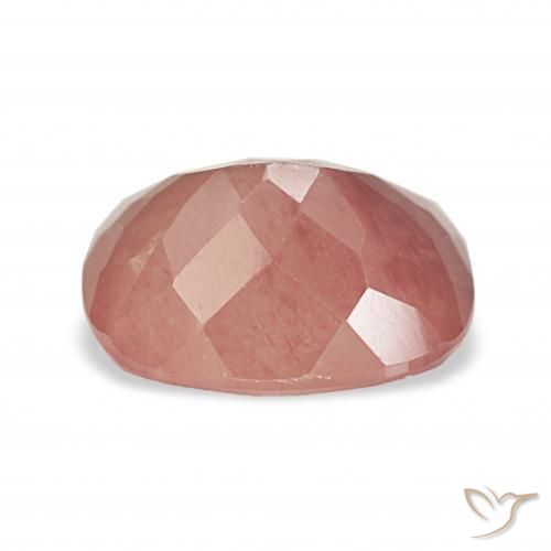 9,17 ctw natürlicher Mittelrot Andesin-Labradorit, Kissen, Transparent