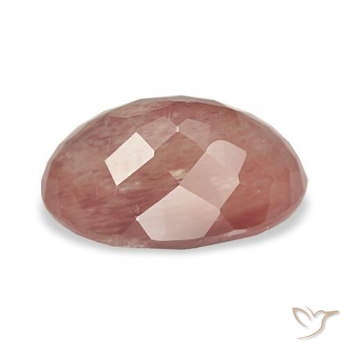 9,17 ctw natürlicher Mittelrot Andesin-Labradorit, Oval, Transparent
