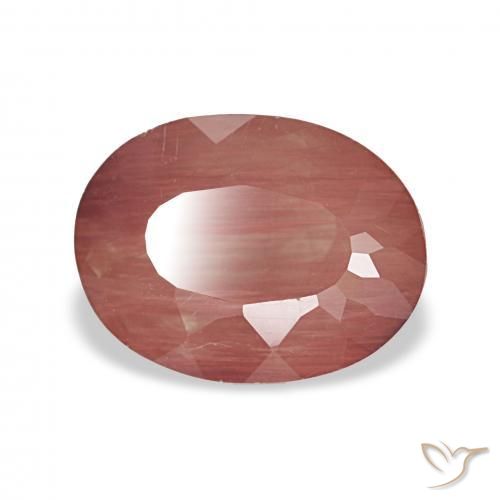 9,17 ctw natürlicher Blutrot Andesin-Labradorit, Oval, Transparent