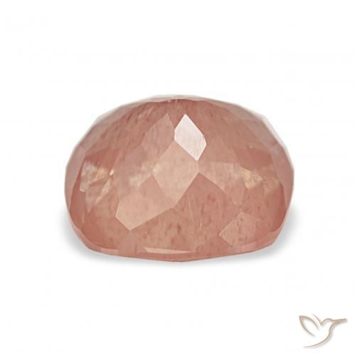 9,17 ctw natürlicher rötlich-orange Andesin-Labradorit, Kissen, Transparent
