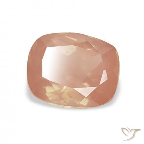 9,17 ctw natürlicher Helles rötliches Orange Andesin-Labradorit, Kissen, Transparent