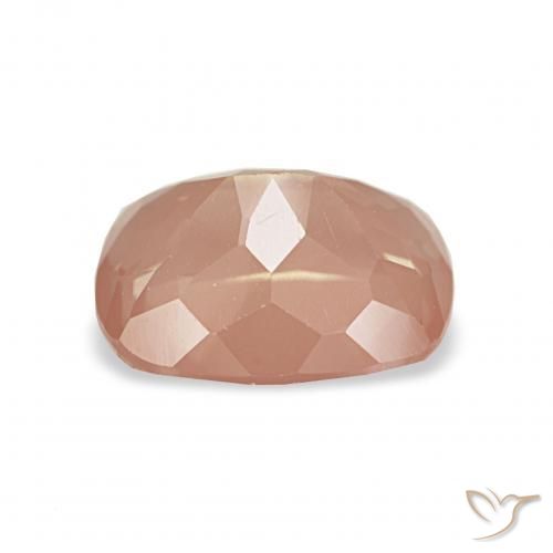 9,17 ctw natürlicher Helles rötliches Orange Andesin-Labradorit, Kissen, Transparent