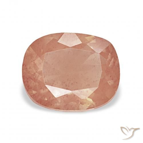 9,17 ctw natürlicher Helles rötliches Orange Andesin-Labradorit, Kissen, VVS
