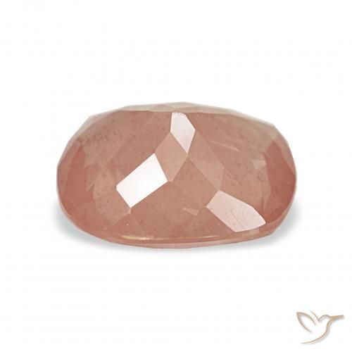 9,17 ctw natürlicher Helles rötliches Orange Andesin-Labradorit, Kissen, VVS