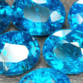  ct natürliche blauer Apatit-Edelsteine, Oval Schliff, SI