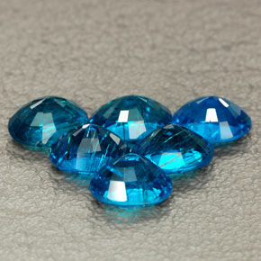  ct natürliche blauer Apatit-Edelsteine, Oval Schliff, SI
