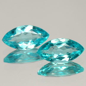  ct natürliche blauer Apatit-Edelsteine, Marquise, VVS-VS