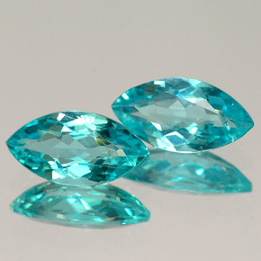  ct natürliche blauer Apatit-Edelsteine, Marquise, VVS-VS