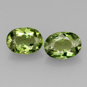  ct natürliche grüner Apatit-Edelsteine, Oval Schliff, VS