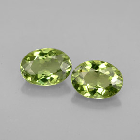  ct natürliche grüner Apatit-Edelsteine, Oval Schliff, VS