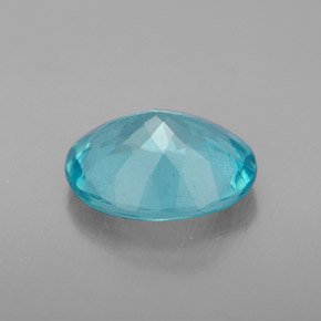 2,33 ctw natürlicher blauer Apatit, Oval Schliff, VS-SI