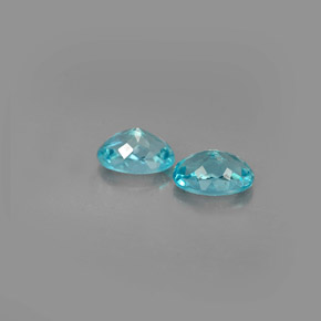  ct natürliche blauer Apatit-Edelsteine, Oval Schliff, VS