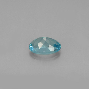 0,53 ctw natürlicher blauer Apatit, Oval Schliff, VS