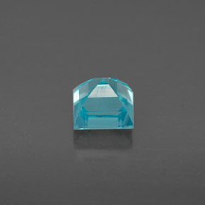 0,82 ctw natürlicher blauer Apatit, Quadrat, VS
