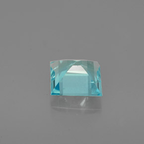 0,79 ctw natürlicher blauer Apatit, Quadrat, VS