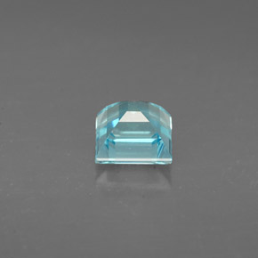 0,83 ctw natürlicher blauer Apatit, Quadrat, VS