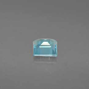 0,63 ctw natürlicher blauer Apatit, Quadrat, VS