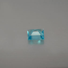 0,53 ctw natürlicher blauer Apatit, Quadrat, VS
