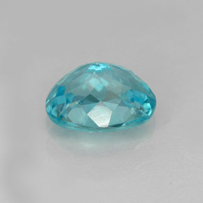 1,27 ctw natürlicher blauer Apatit, Oval Schliff, VVS-VS