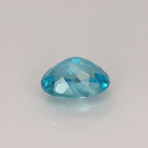 0,92 ctw natürlicher blauer Apatit, Oval Schliff, VVS-VS